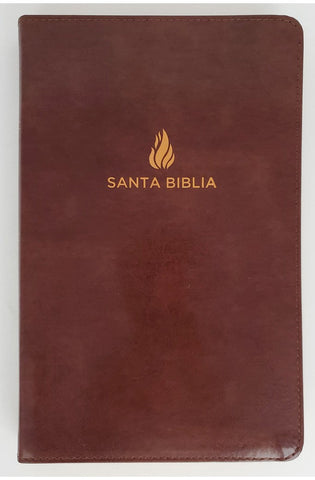 Image of Biblia RVR 1960 Ultrafina Marrón Piel Fabricada