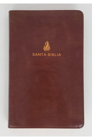 Biblia RVR 1960 Ultrafina Marrón Piel Fabricada con Índice