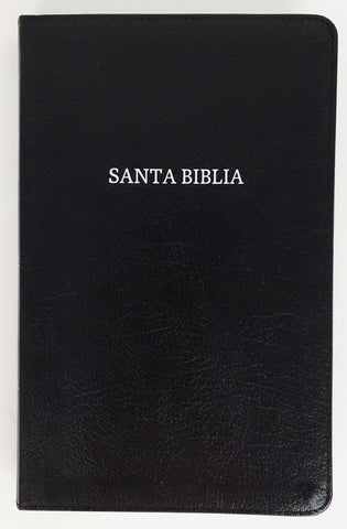 Image of Biblia RVR 1960 Ultrafina Negro Piel Fabricada con Índice