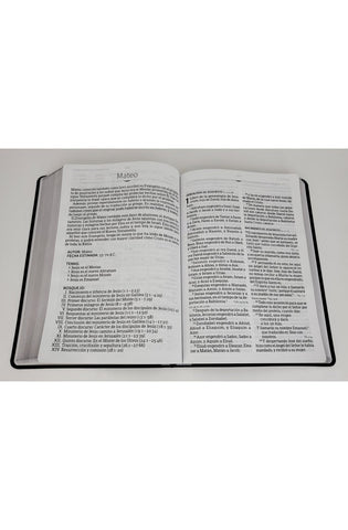 Image of Biblia RVR 1960 Letra Súper Gigante Negro Piel Fabricada