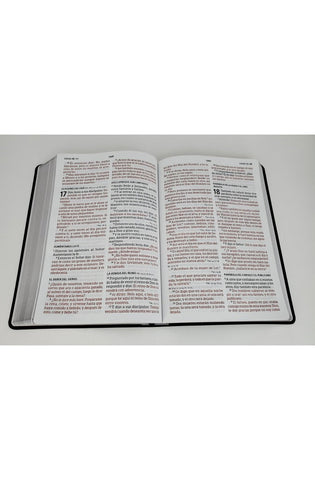 Image of Biblia RVR 1960 Letra Súper Gigante Negro Piel Fabricada