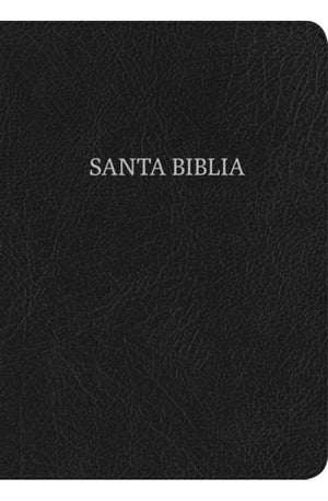 Biblia RVR 1960 Letra Gigante Piel Fabricada Negro con Índice