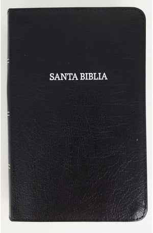 Biblia NVI Compacta Letra Grande Negro Piel Fabricada