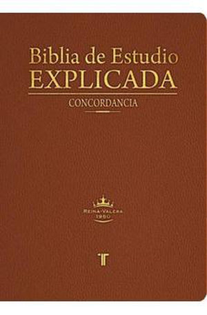 Biblia RVR 1960 de Estudio Explicada Marrón