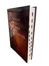 Biblia RVR 1960 de Estudio Guerra Espiritual Tapa Dura con Índice