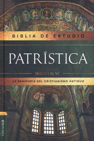 Biblia RVR 1977 de Estudio Patrística Tapa Dura