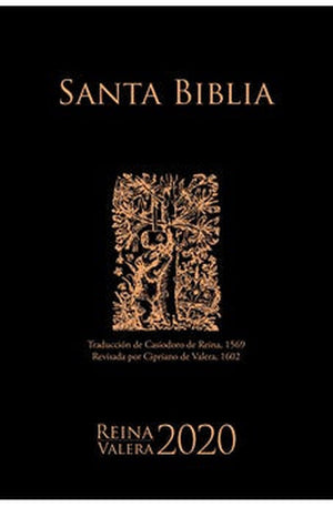 Biblia RVR 2020 Negra Rústica