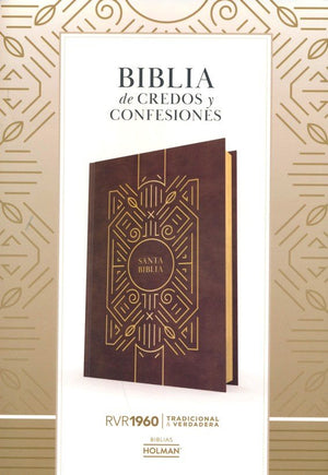 Biblia RVR 1960 de Estudio de Credos y Confesiones Tapa Dura