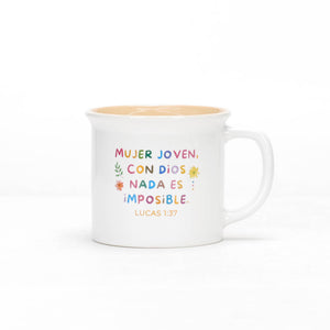 Taza 13 OZ Colección Delicia Mujer Joven