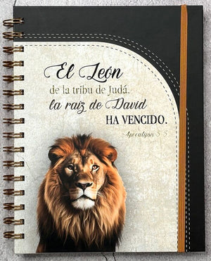 Libreta de Anillas con Elásico El León