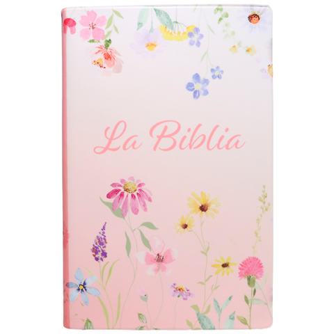 Image of Biblia TLA Mediana Letra Grande 11 Puntos Vinil  Canto Rosa Lustre