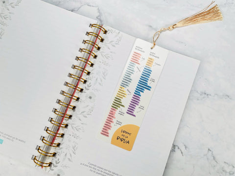 Image of Marcador de Libro con Tassel. Libros de la Biblia
