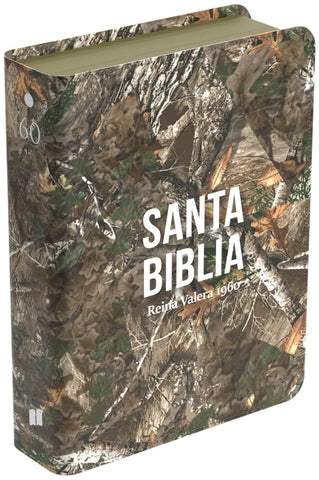 Image of Biblia RVR 1960 Compacta Símil Piel Camuflaje Hojas