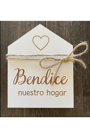 Adorno de mesa - Bendice Nuestro Hogar - Novedad