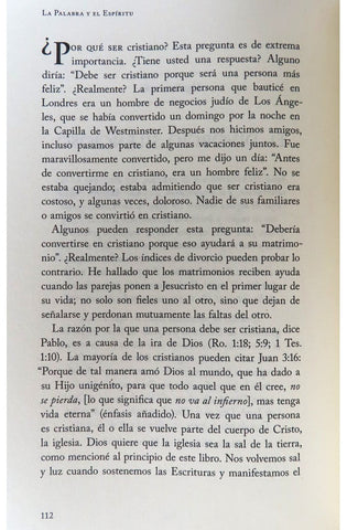 Image of La Palabra y el Espíritu