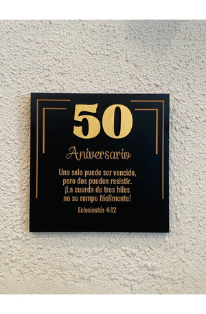 Cuadro - 50 Aniversario - Eclesiastes 4:12