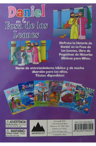 Image of Daniel en la Fosa de los Leones Libro de Pegatinas