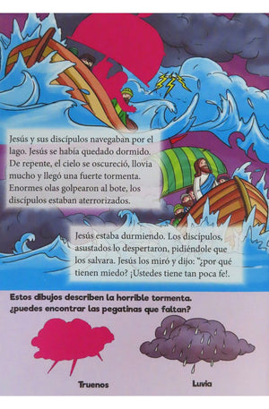 Los Milagros de Jesús: Libro de Pegatinas