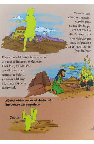 Image of Moises entre los Juncos Libro de Pegatinas