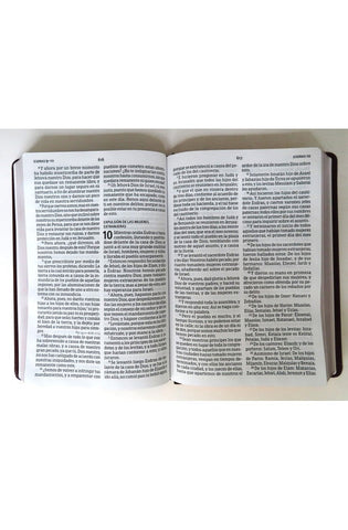 Image of Biblia RVR 1960 Letra Súper Gigante Marrón Piel Fabricada