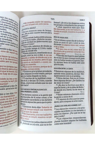 Image of Biblia RVR 1960 Letra Súper Gigante Marrón Piel Fabricada