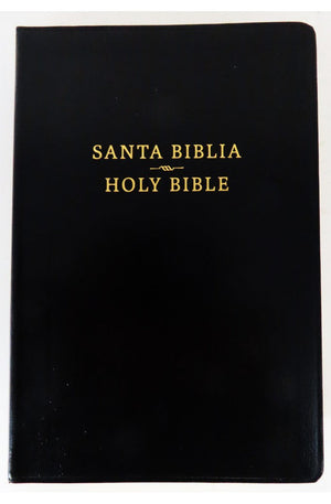 Biblia RVR 1960 CSB Bilingüe Negro Imitación Piel