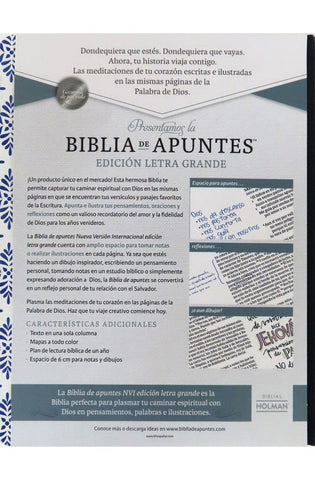 Image of Biblia NVI de Apuntes Letra Grande