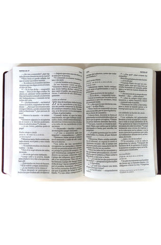 Image of Biblia NVI Letra Súper Gigante Marrón con Solapa y Iman con Cierre