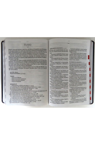 Image of Biblia RVR 1960 Letra Súper Gigante Negro Piel Fabricada con Índice