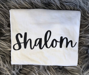 Playera Shalom - Blanca - M - Mediana
