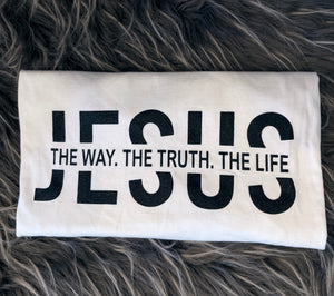 Playera blanca - Jesus - L - Grande