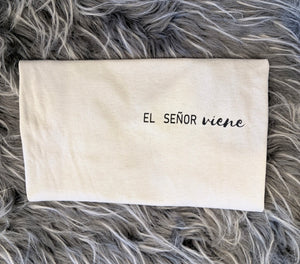 Playera Blanca - El Señor Viene - L - Grande