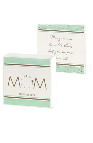 Placa de Madera - en Ingles - Mom