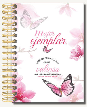 Libreta de Anillas con Elásico Mujer Ejemplar