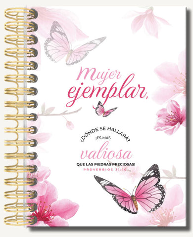 Image of Libreta de Anillas con Elásico Mujer Ejemplar