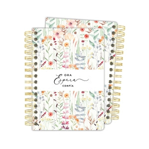 Libreta Journal: Ora Espera Confía