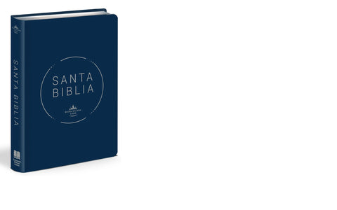 Image of Biblia RVR 1960 Letra Grande PJR Vinilo Azul