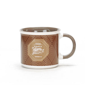 Taza 18 OZ Colección Valiente Todo lo Puedo en Cristo