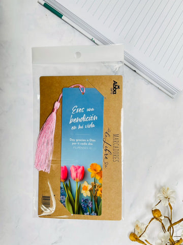 Image of Marcador de Libro con Tassel. Eres una Bendición