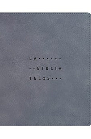 Biblia NVI Telos para Jóvenes Gris Símil Piel