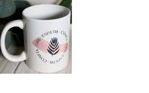 Taza Minimalista: Ora Espera Confía