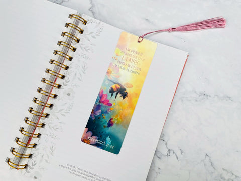Image of Marcador de Libro con Tassel. Palabras Amables