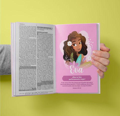 Image of Biblia RVR 1960 de Promesas para Niñas Tapa Dura
