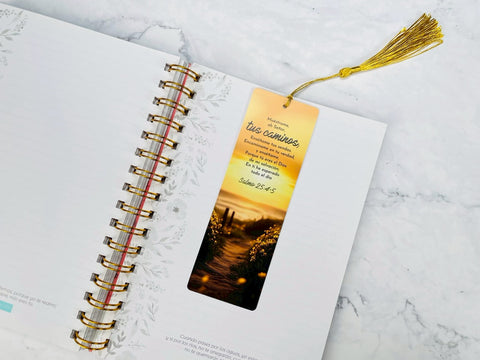 Image of Marcador de Libro con Tassel. Muéstrame tus Caminos
