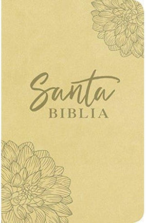 Biblia NTV Agape Flor Sentipiel Beige