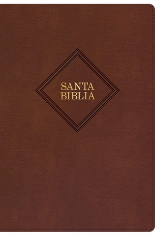 Image of Biblia RVR 1960 Tamaño Manual Símil Piel Café