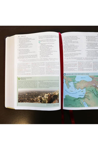 Image of New King James Study Bible - Purple Leathersoft