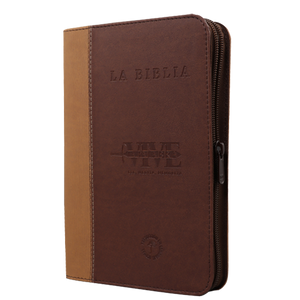 Biblia TLA Vive la Palabra Mediana Letra Grande Símil Piel Marrón/Café