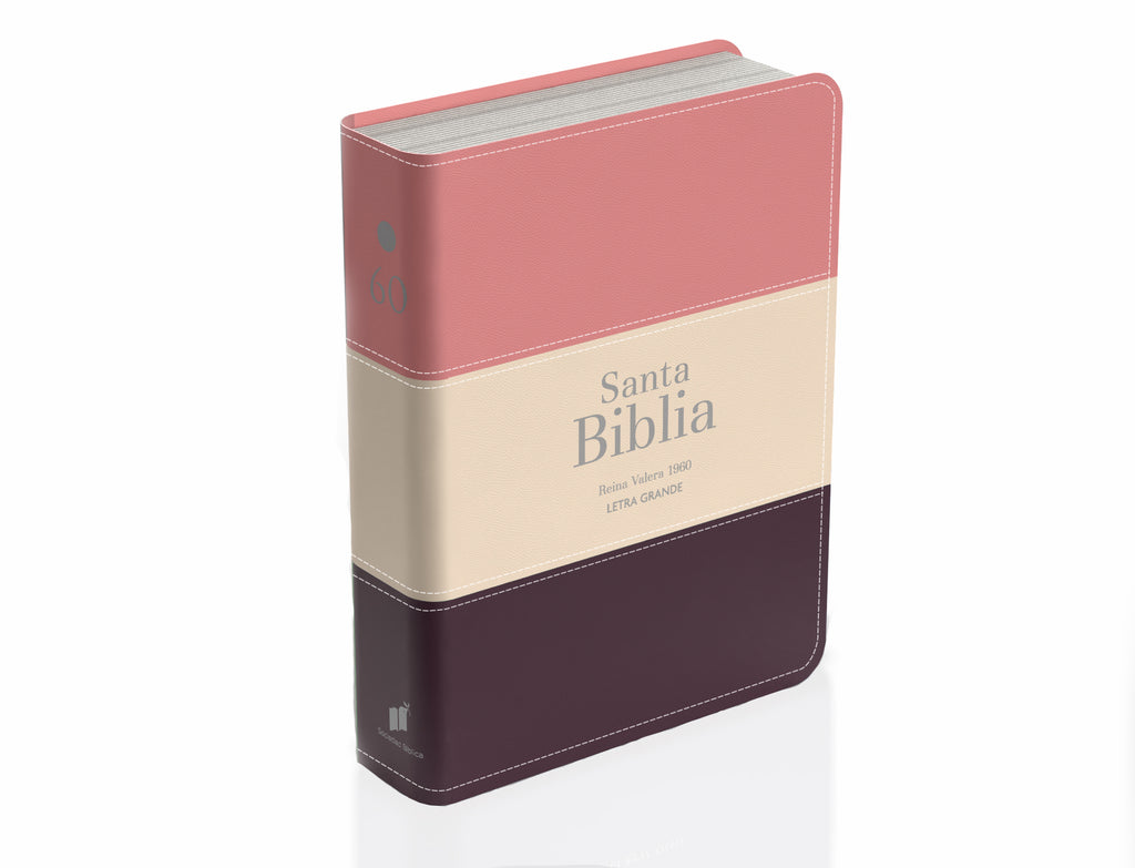 Biblia RVR 1960 Compacta Letra Grande 11 puntos Símil Piel Melon Beige Granate Oscuro 2 b5074bb9 a227 5acb 945d