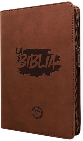 Image of Biblia TLA El Camino La Verdad y La Vida Mediana Letra Grande Símil Piel Marrón
